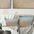 thumbnail image 1 of Designart Crystal Clear Sea Waves on Beach - Modern Beach Throw Pillow - 16x16, 1 of 5
