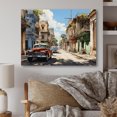thumbnail image 1 of Designart "Cuba flow Street I" Transportation Metal Art Living Room, 1 of 5