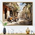 thumbnail image 1 of Designart "Cuba flow Street II" People Floater Framed Wall Decor, 1 of 7