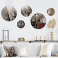 thumbnail image 1 of Designart "Cubist Abstractions Exploration I" Abstract Cubism Metal Wall Art Set of 5 Piece, 1 of 5