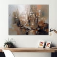 thumbnail image 1 of Designart "Cubist Abstractions Exploration IV" Abstract Cubism Metal Art Living Room, 1 of 4