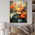 thumbnail image 1 of Designart "Cubist Expression In The Horticultural Garden" Plants Floater Framed Canvas Prints, 1 of 5