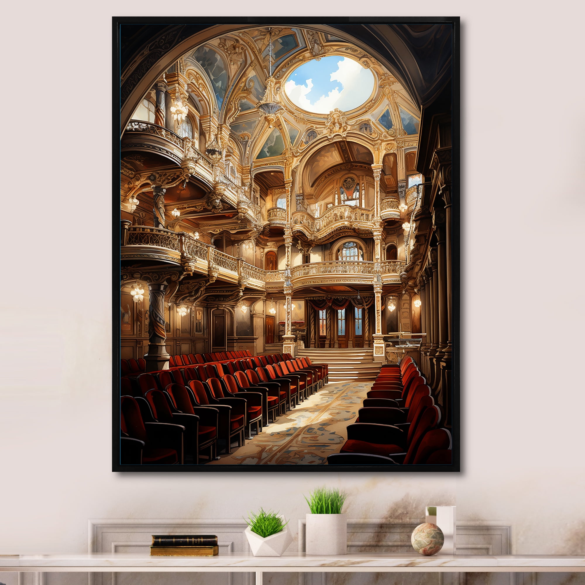 Designart "Curtain Call Theatres in Architecture VII" Cityscapes ...