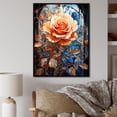 thumbnail image 1 of Designart "Curvaceous Rose Delight III" Roses Floater Framed Wall Decor, 1 of 1