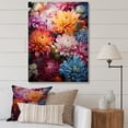 thumbnail image 1 of Designart "Curved Stems Of Graceful Mums" Mums Wall Art Prints, 1 of 7