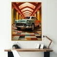 thumbnail image 1 of Designart "Customize My Retro Automobile" Car Vintage Floater Framed Canvas Prints, 1 of 5
