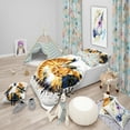 thumbnail image 1 of Designart 'Cute Kitten Graphical Illustration' Modern & Contemporary Duvet Cover Set, 1 of 2