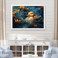 thumbnail image 1 of Designart "Cute Mallard in Minimalist Style" Animals Framed Wall Art Decor - Modern Farmhouse Yellow Duck Living Room Framed Canvas Art, 1 of 6