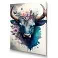 thumbnail image 1 of Designart Cute Taurus Floral Art I Canvas Wall Art, 1 of 5
