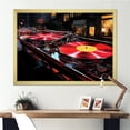 thumbnail image 1 of Designart "DJ Turntables A Fusion of Purple and Black" Fashion Framed Wall Art Decor - Modern Purple Turntables & Boom Boxes Entryway Framed Wall Art Print, 1 of 6