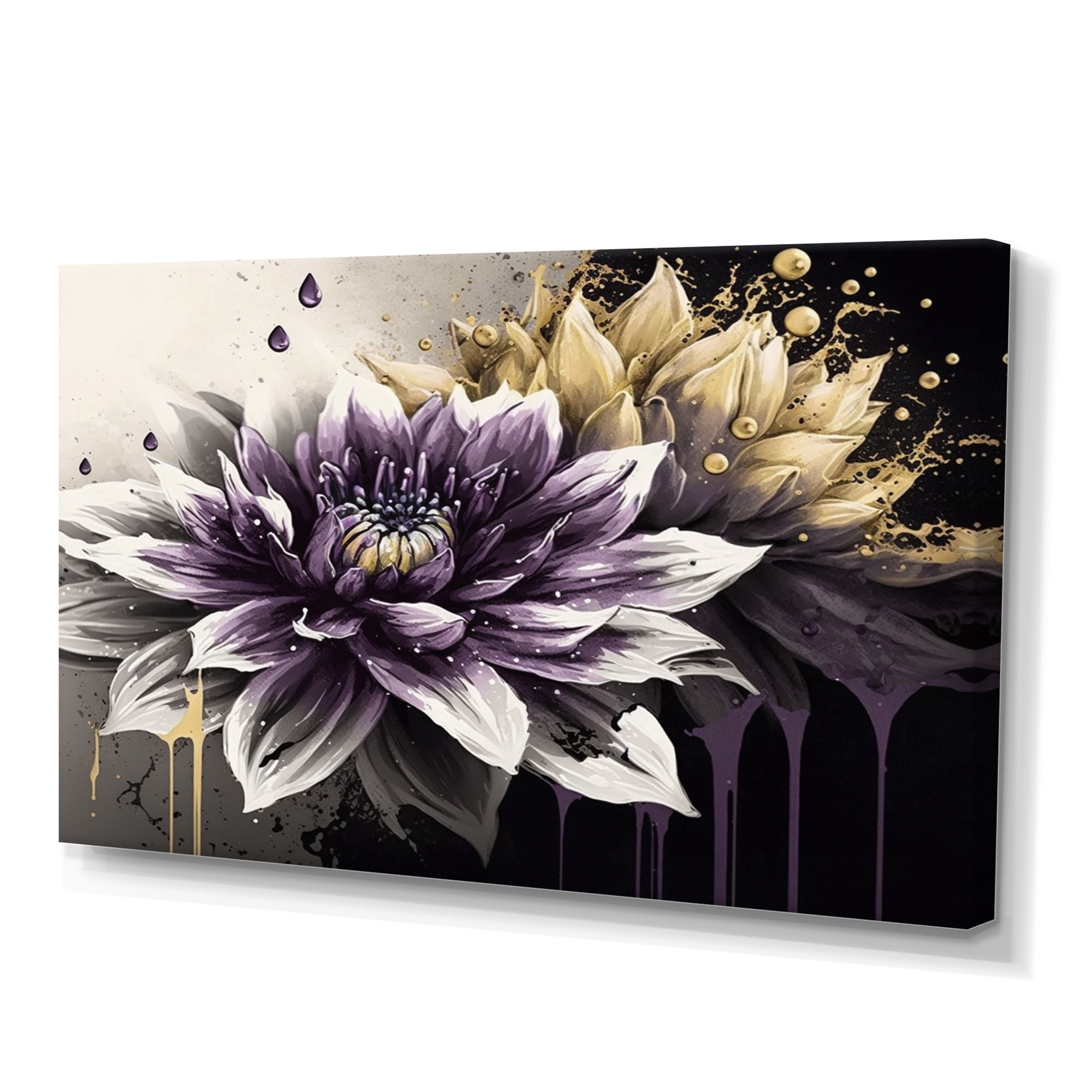 Designart Dahlia Flower II Canvas Wall Art