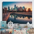 thumbnail image 1 of Designart "Dallas City s Various Perspectives III" Dallas Metal Art Living Room, 1 of 5