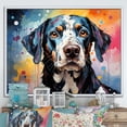 thumbnail image 1 of Designart "Dalmatian'S Polka Dots I" Animals Dog Floater Framed Wall Art Prints, 1 of 5