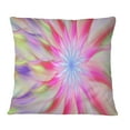 thumbnail image 1 of Designart Dance of Pink Exotic Flower - Floral Throw Pillow - 18x18, 1 of 1