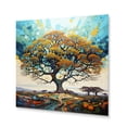 thumbnail image 1 of Designart "Dancing Baobab Tree III" Botanical Metal Art Print, 1 of 1