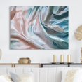 thumbnail image 1 of Designart "Dancing Chromatics Pink and Blue II" Abstract Marble Metal Wall Art Prints, 1 of 5