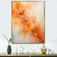 thumbnail image 1 of Designart "Dancing Tangerines II" Abstract Landscape Floater Framed Canvas Print, 1 of 7