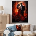 thumbnail image 1 of Designart "Dancing Through Salsa Nights in Cuba II" Romantic Floater Framed Canvas Print, 1 of 7