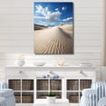thumbnail image 1 of Designart "Dancing on the Beach Dunes II" Landscape & Nature Metal Wall Art Prints, 1 of 1