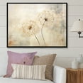 thumbnail image 1 of Designart "Dandelion In Subdued Tones" Dandelion Floater Framed Wall Art Prints, 1 of 5