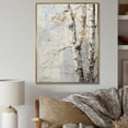 thumbnail image 1 of Designart "Dappled Grey And Gold Sycamores I" Tree Sycamore Floater Framed Canvas Art Print, 1 of 5