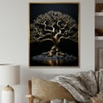 thumbnail image 1 of Designart "Dark Ambience Baobab" Tree Baobab Floater Framed Canvas Wall Art, 1 of 5