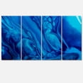 thumbnail image 1 of Designart 'Dark Blue Abstract Acrylic Paint Mix ' Abstract Art on Canvas, 1 of 3