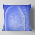 thumbnail image 1 of Designart Dark Blue Agate Structure - Abstract Throw Pillow - 18x18, 1 of 4