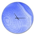 thumbnail image 1 of Designart 'Dark Blue Agate Structure ' Modern Wall Clock, 1 of 4