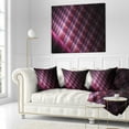 thumbnail image 1 of Designart Dark Pink Abstract Metal Grill - Abstract Throw Pillow - 18x18, 1 of 1