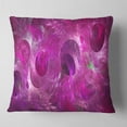 thumbnail image 1 of Designart Dark Pink Fractal Glass Texture - Abstract Throw Pillow - 16x16, 1 of 4