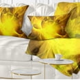 thumbnail image 1 of Designart Dark Yellow Nebula Star - Abstract Throw Pillow - 12x20, 1 of 5
