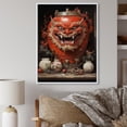 thumbnail image 1 of Designart "Darumas Determination Japon wall decor II" Japanese Floater Framed Canvas Print, 1 of 7