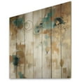 thumbnail image 1 of Designart "Daydreams with a Touch of Gold III" Minimalism Print on Natural Pine Wood, 1 of 5