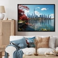 thumbnail image 1 of Designart "Daytime Toronto, Canada" Nautical & Beach Floater Framed Canvas Wall Art, 1 of 7