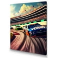 thumbnail image 1 of Designart Daytona Stock Car Racing Last Lap I Canvas Wall Art, 1 of 5