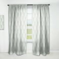 thumbnail image 1 of Designart 'Decorative Elements with Ornament' Mid-Century Modern Curtain Panel, 1 of 5