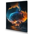 thumbnail image 1 of Designart Deep Space Planet Fusion I Canvas Wall Art, 1 of 5