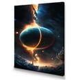 thumbnail image 1 of Designart Deep Space Planet Fusion VII Canvas Wall Art, 1 of 5