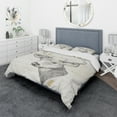 thumbnail image 1 of Designart 'Deer Wild and Beautiful II' Farmhouse Duvet Cover Set, 1 of 4
