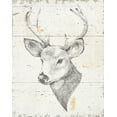 thumbnail image 1 of Designart ' Deer Wild and Beautiful II ' Wildlife Animal Framed Canvas, 1 of 3