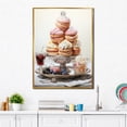 thumbnail image 1 of Designart "Delectable French Pastries I" Food & Beverage Floater Framed Canvas Wall Art, 1 of 7