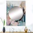 thumbnail image 1 of Designart "Delicate Brushstrokes Abstract V" Abstract Mirror Wall Decor - Modern Cream Abstract Dining Room Wall Mirror Art - 40" x 30" Inch, 1 of 5