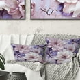 thumbnail image 1 of Designart "Delicate Floral Ethereality II" Floral Printed Throw Pillow, 1 of 5
