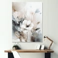thumbnail image 1 of Designart "Delicate Grey Flowers IV" Floral Wall Art For Kitchen, 1 of 5
