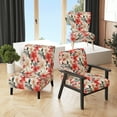 thumbnail image 1 of Designart "Delicate Neutrals Tropical Pattern III" Upholstered Tropical Accent Chair and Tropical Arm Chair - Multiple Color & Pattern, 1 of 7