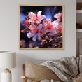 thumbnail image 1 of Designart "Delicate Pink Grace" Rhododendron Floater Framed Wall Decor, 1 of 5