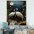 thumbnail image 1 of Designart "Delightful Reverie Of Ostriches I" Ostriches Floater Framed Wall Decor, 1 of 5
