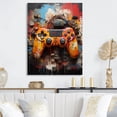 thumbnail image 1 of Designart "Delightful Video Game Gameplay in Color I" Video Games Metal Wall Decor, 1 of 1
