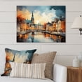 thumbnail image 1 of Designart "Denmark Cityscape Euphony II" Cityscapes Metal Art Print, 1 of 5